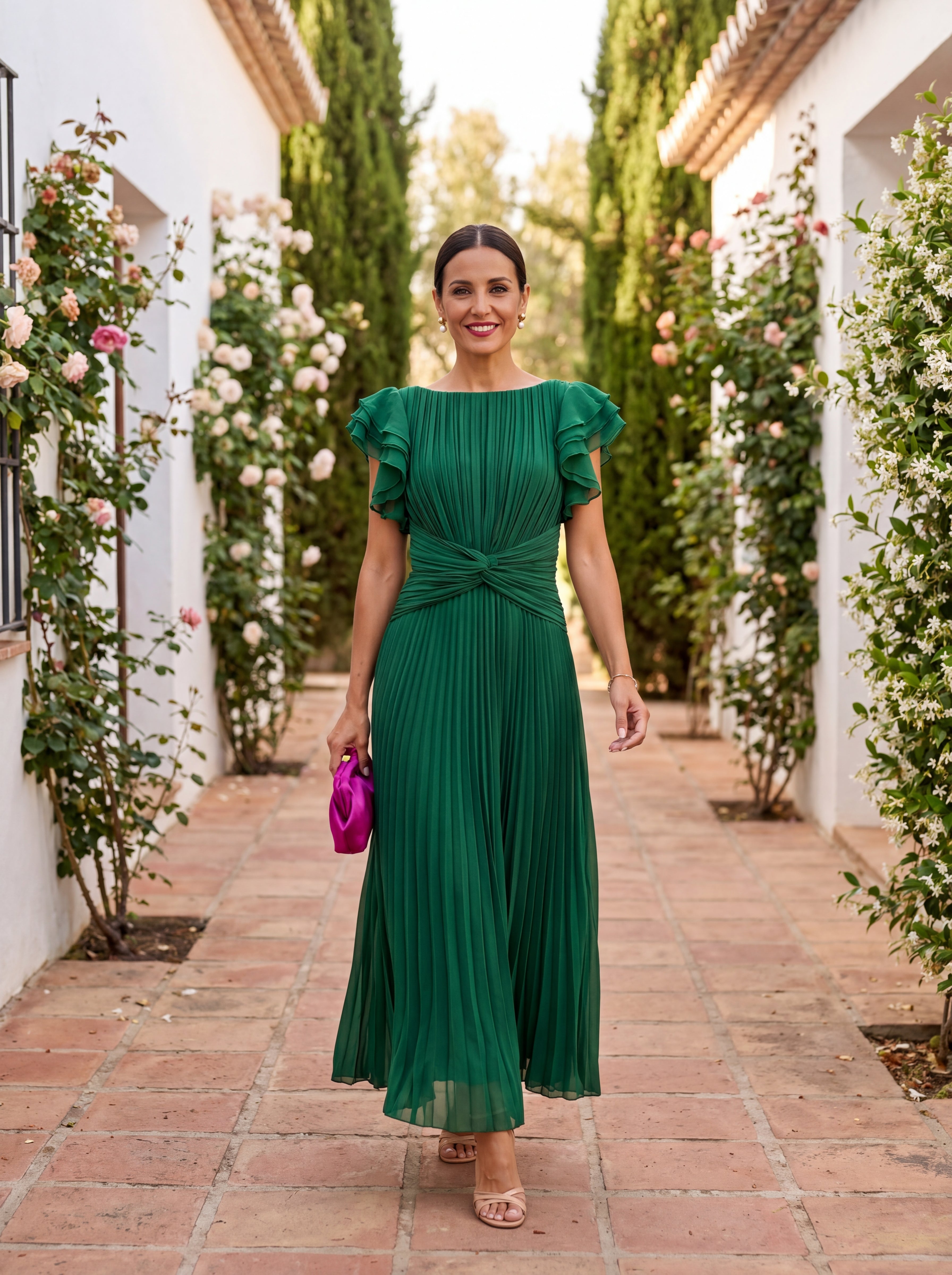 Lara | Classic Pleated Dress