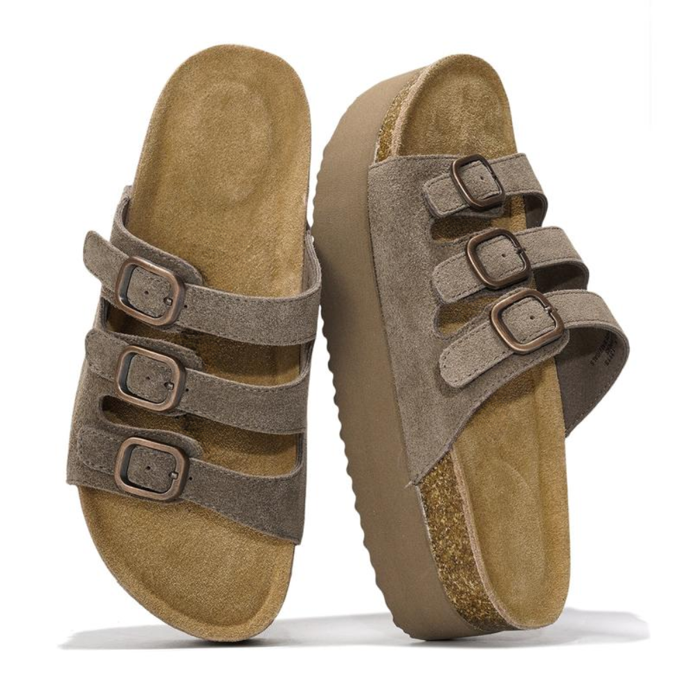 Scooby | Platform Three-Strap Sandals