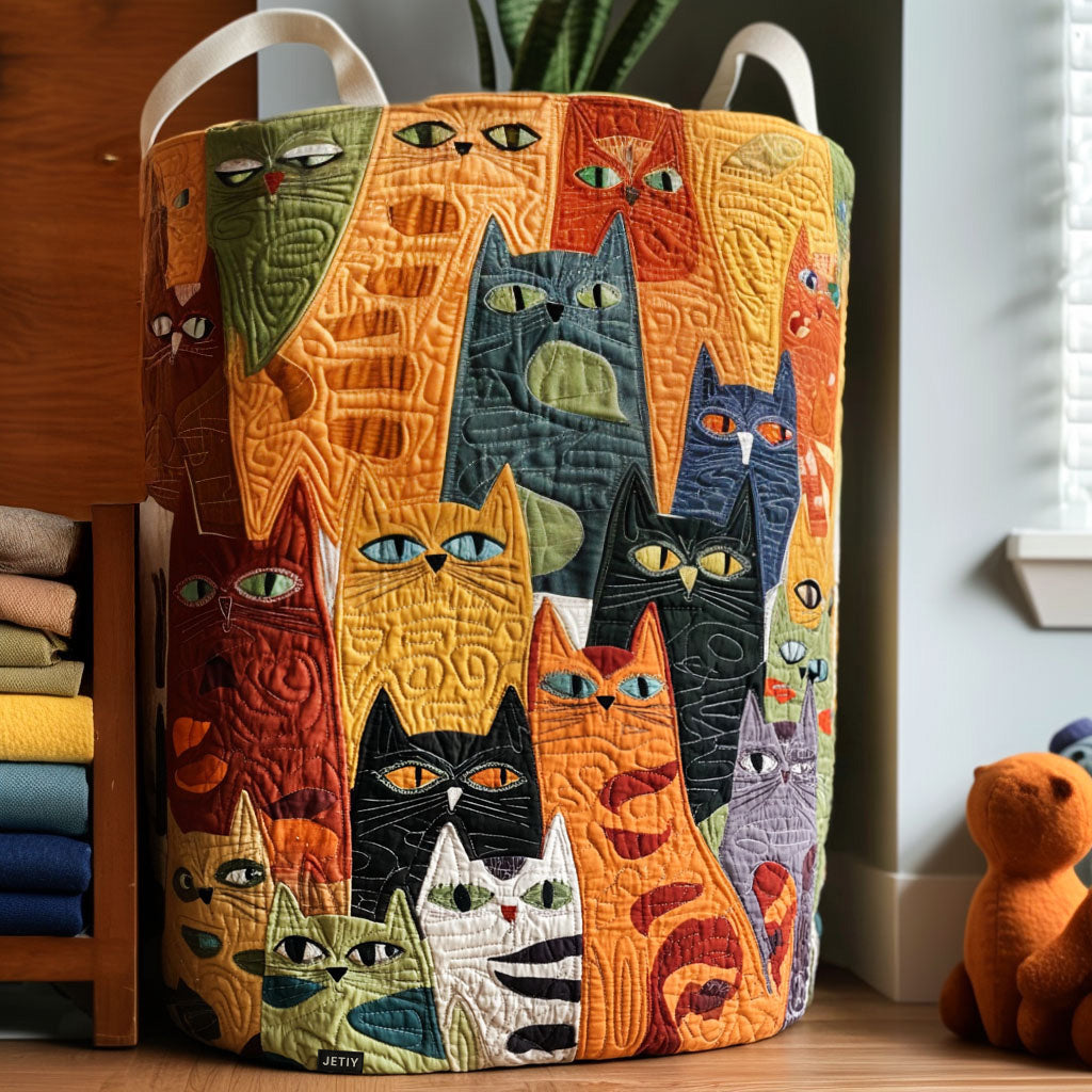 Evanthea™ | Cat Design Laundry Basket