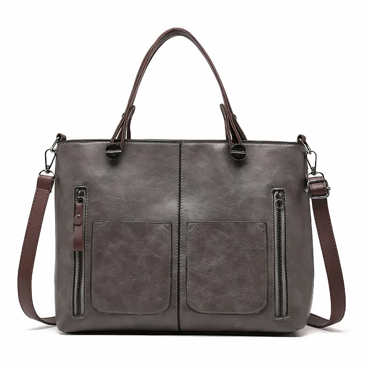 Rexelle™ | Vintage Tote with Side Pockets