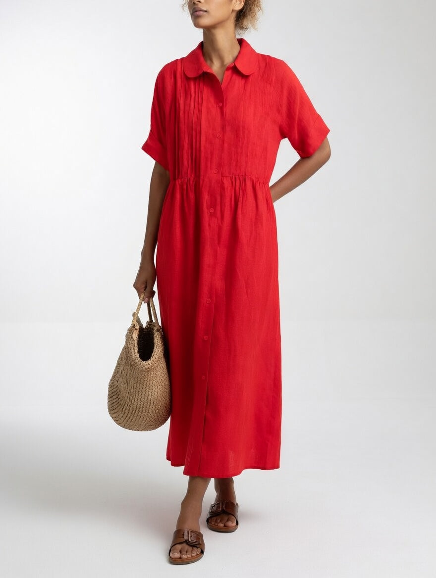 Tremaine™ | Flowy Shirt Dress