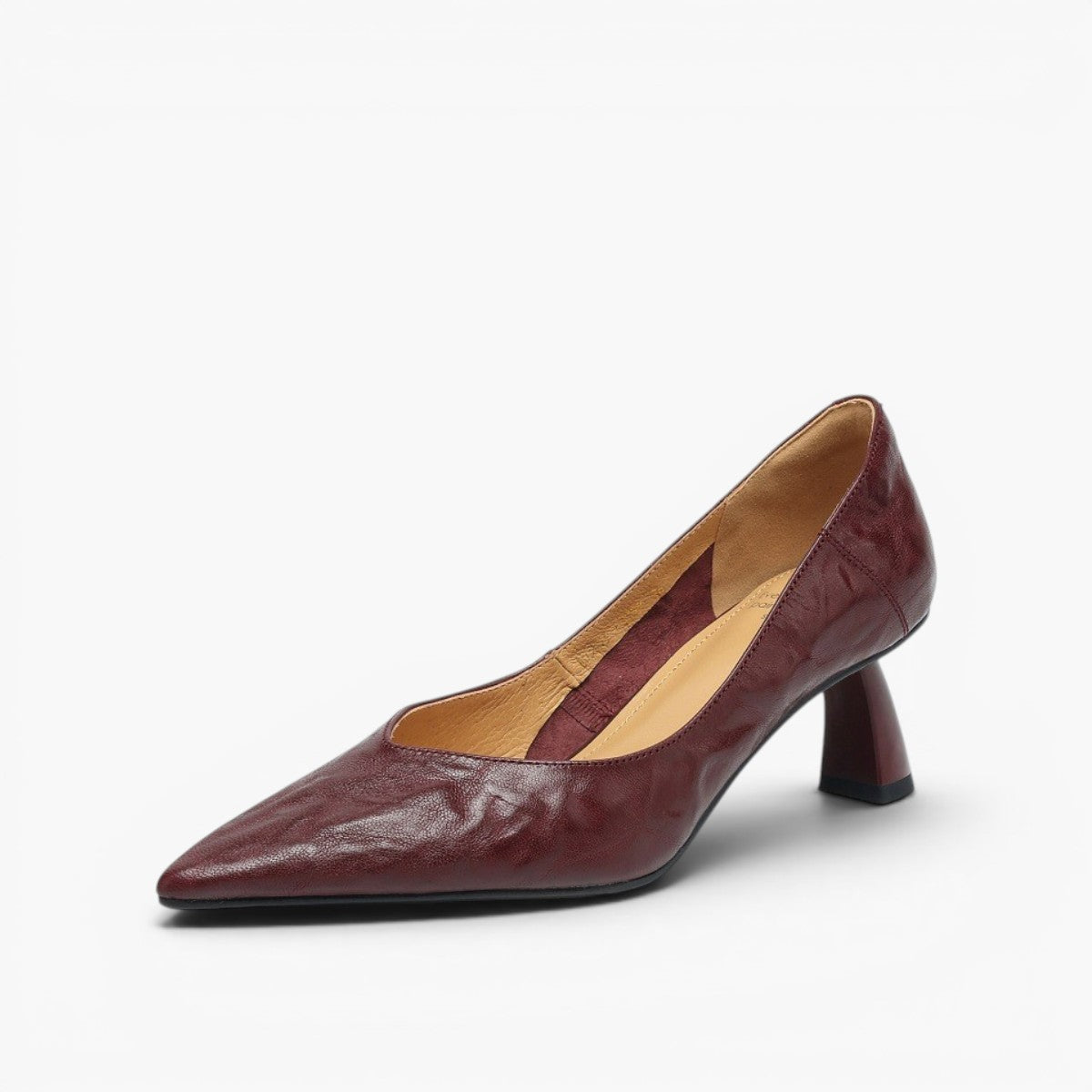 Women's Sculpted Leather Pumps
