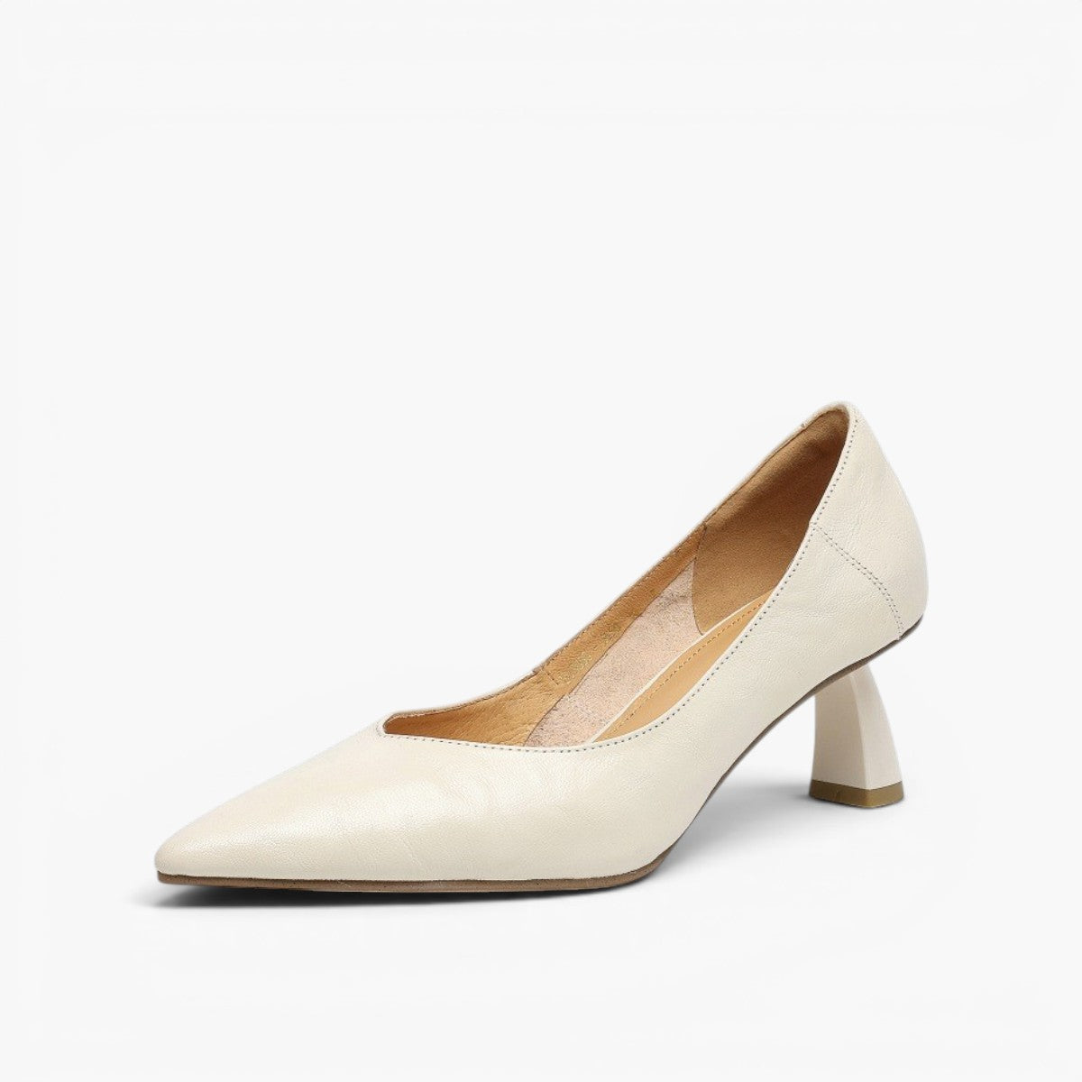 Women's Sculpted Leather Pumps