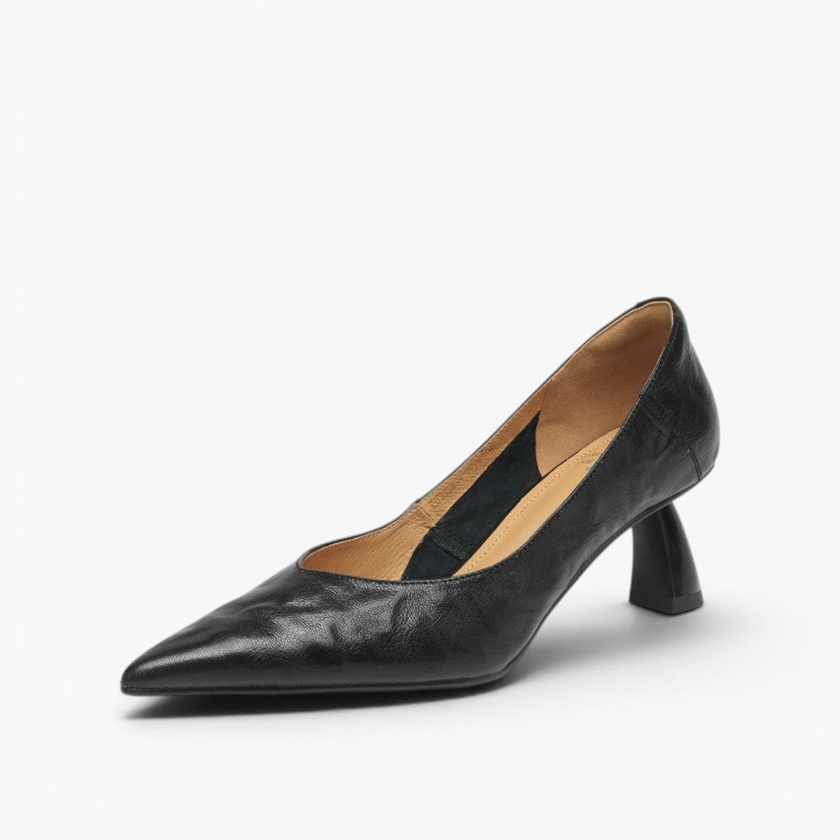 Women's Sculpted Leather Pumps