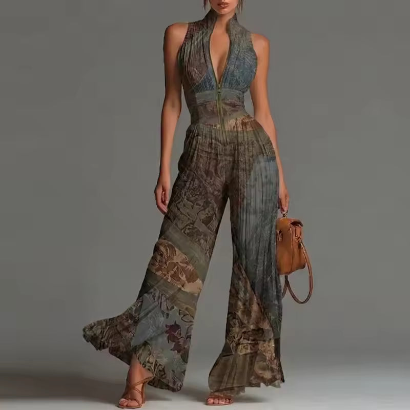 Honoria™ | Pleated Floral Romper