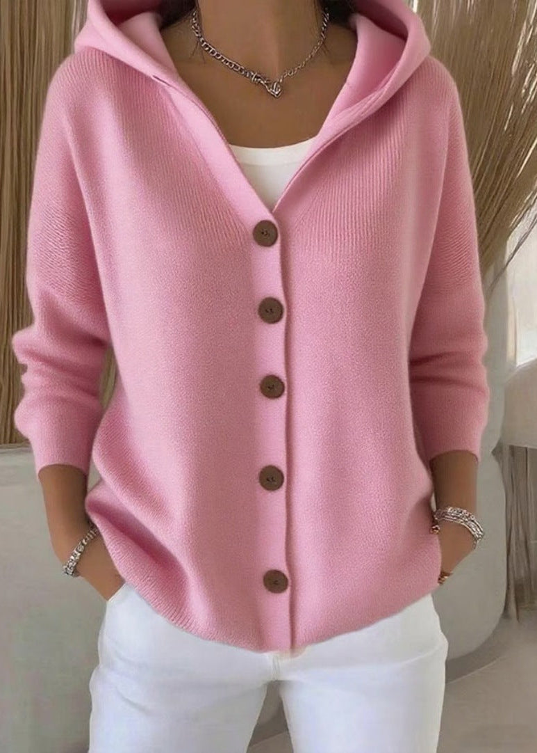 Orvella™ | Hooded Button-Front Cardigan