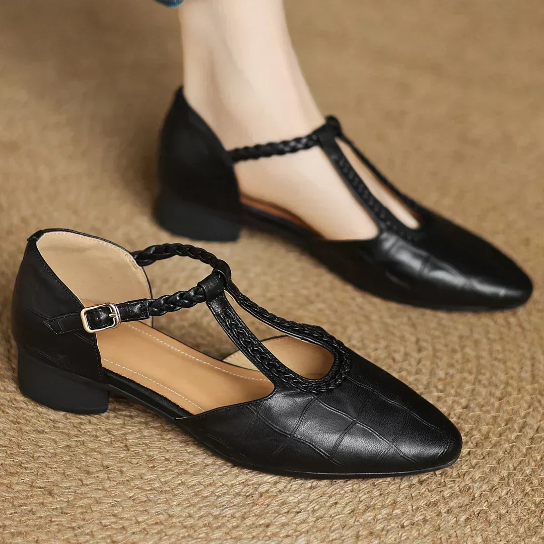 Edwynne™ | T-Strap Mary Jane Flats