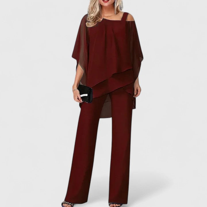 Elegant Two-Piece Trouser Set