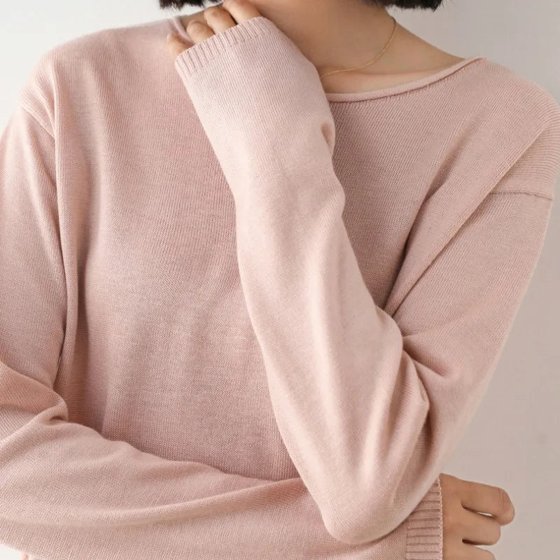 Kelvina™ | Long Sleeve Pullover Sweater