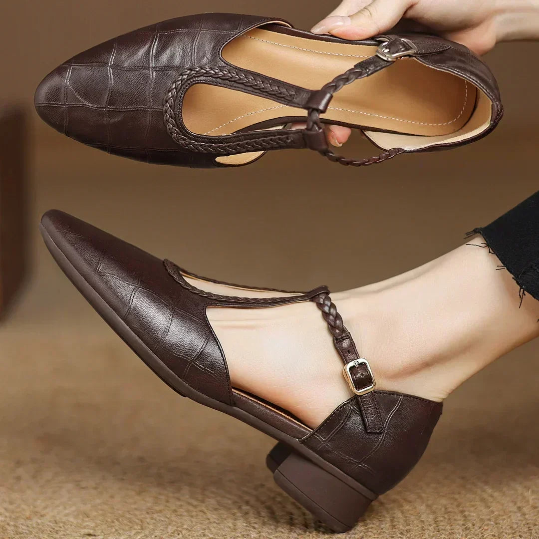 Edwynne™ | T-Strap Mary Jane Flats