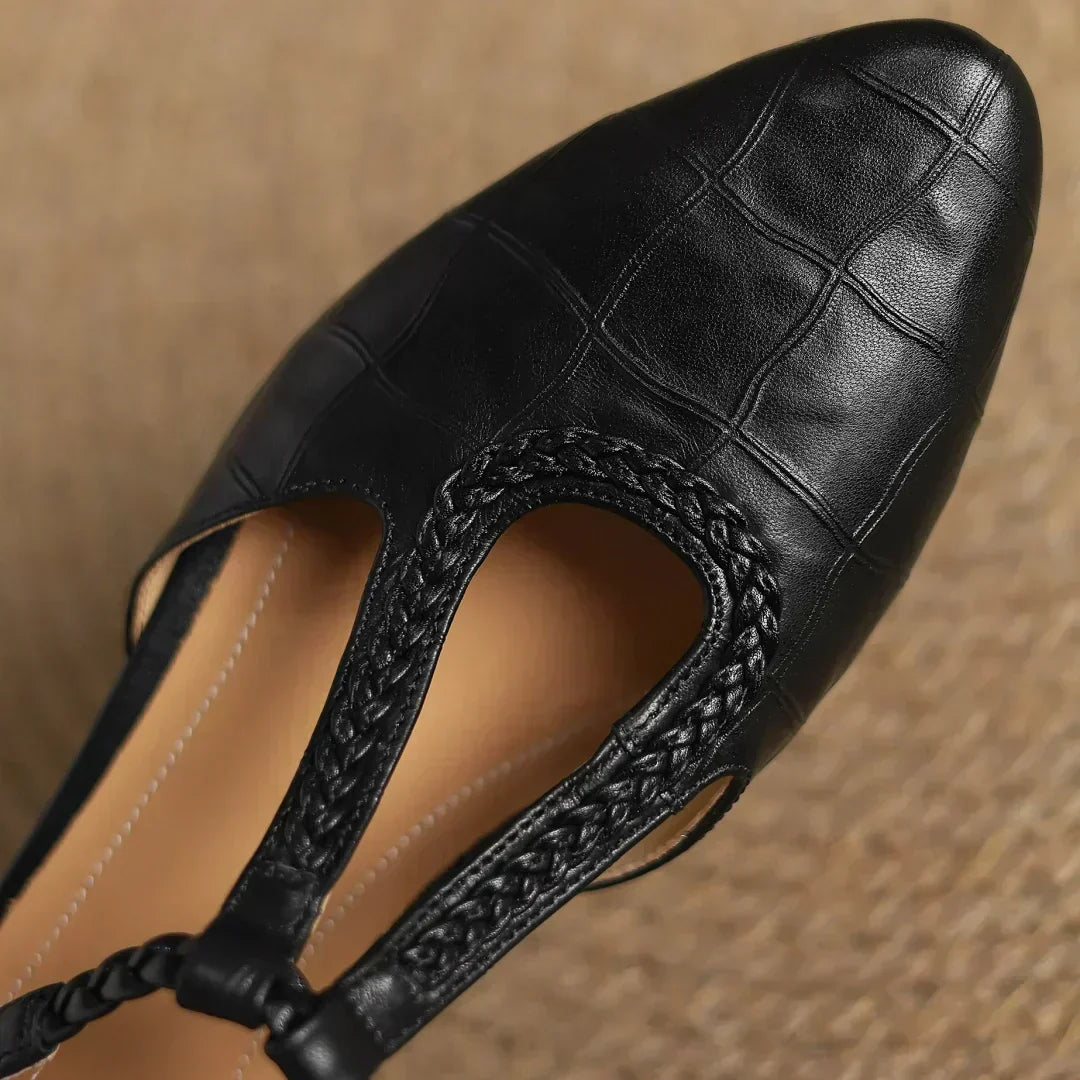 Edwynne™ | T-Strap Mary Jane Flats