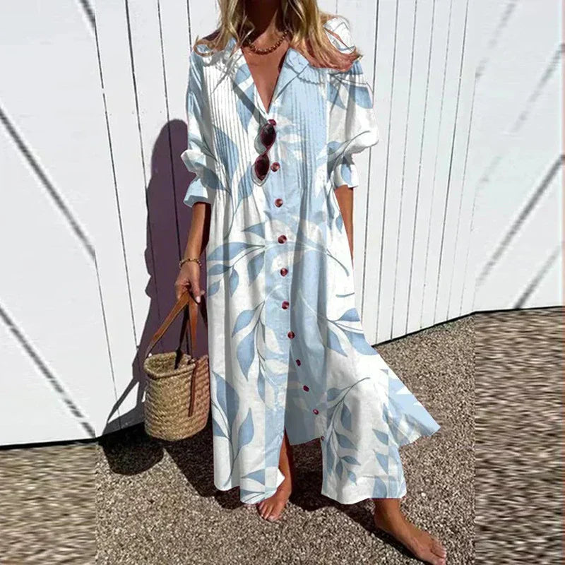 Coraline™ | Bohemian Printed Maxi Dress