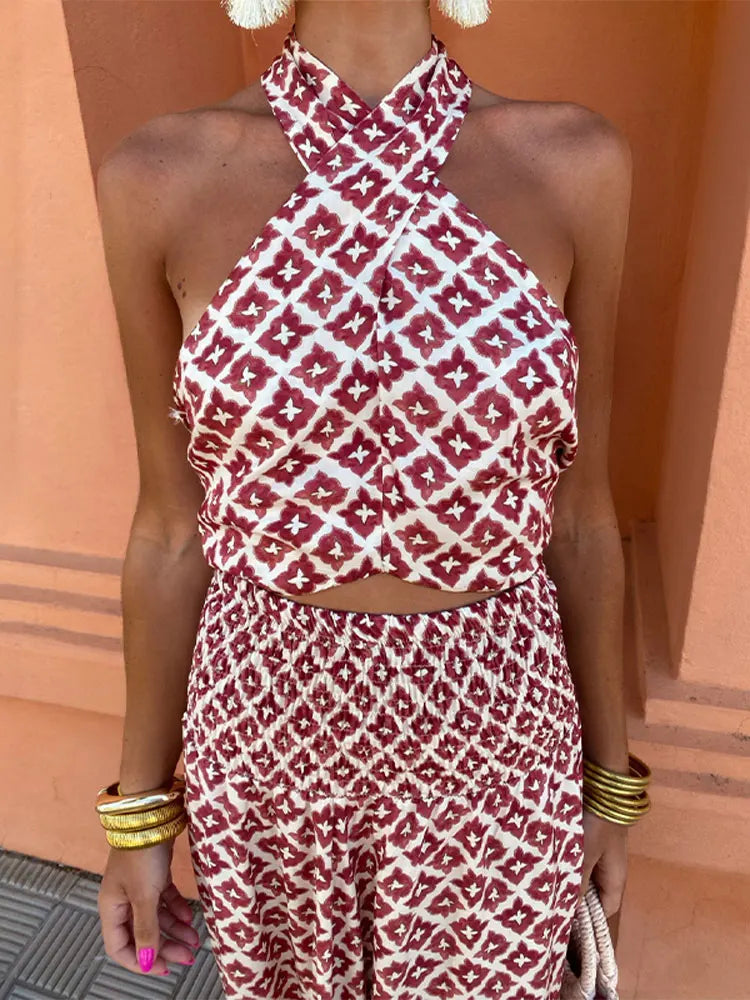 Annalise™ | Open-Shoulder Two-Piece Ensemble