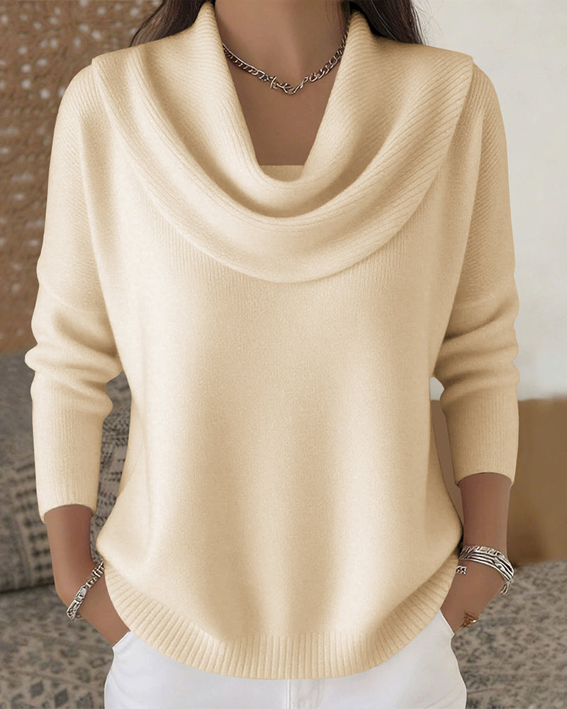 Emilia | Urban Cowl Neck Knit Sweater