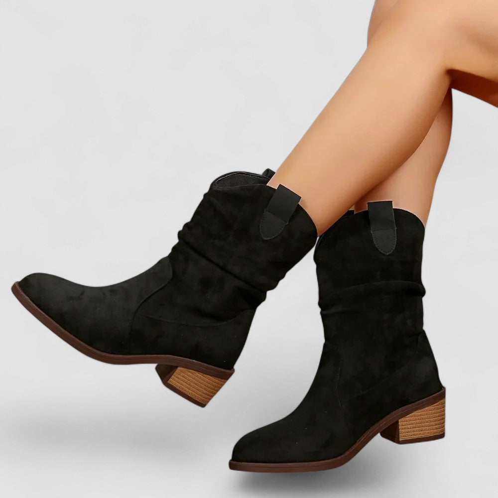 Shiloh™ | Slouch Western Ankle Boots