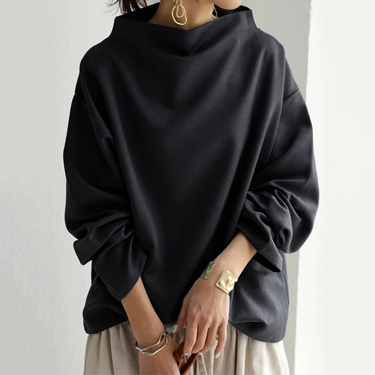 Sloane™ | High-Neck Casual Top