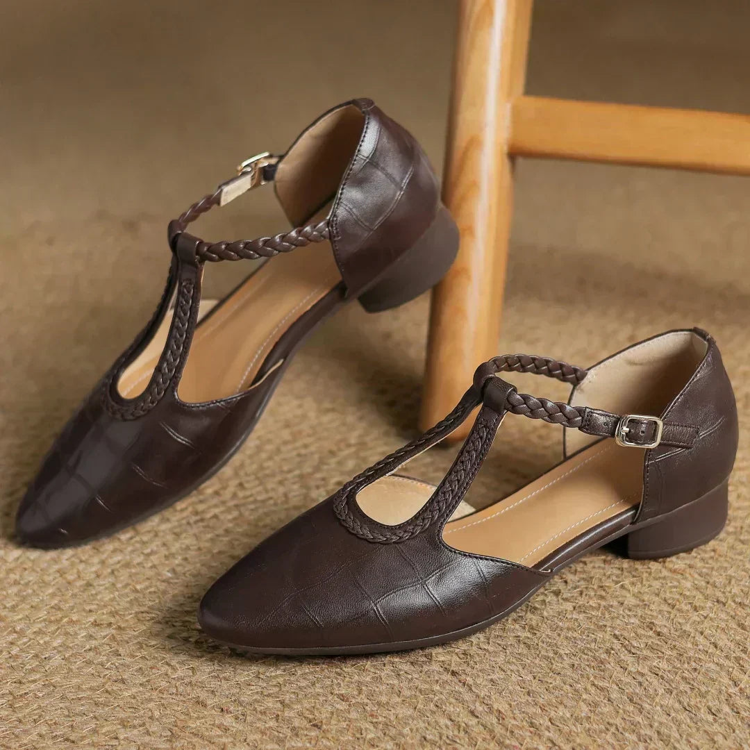 Edwynne™ | T-Strap Mary Jane Flats