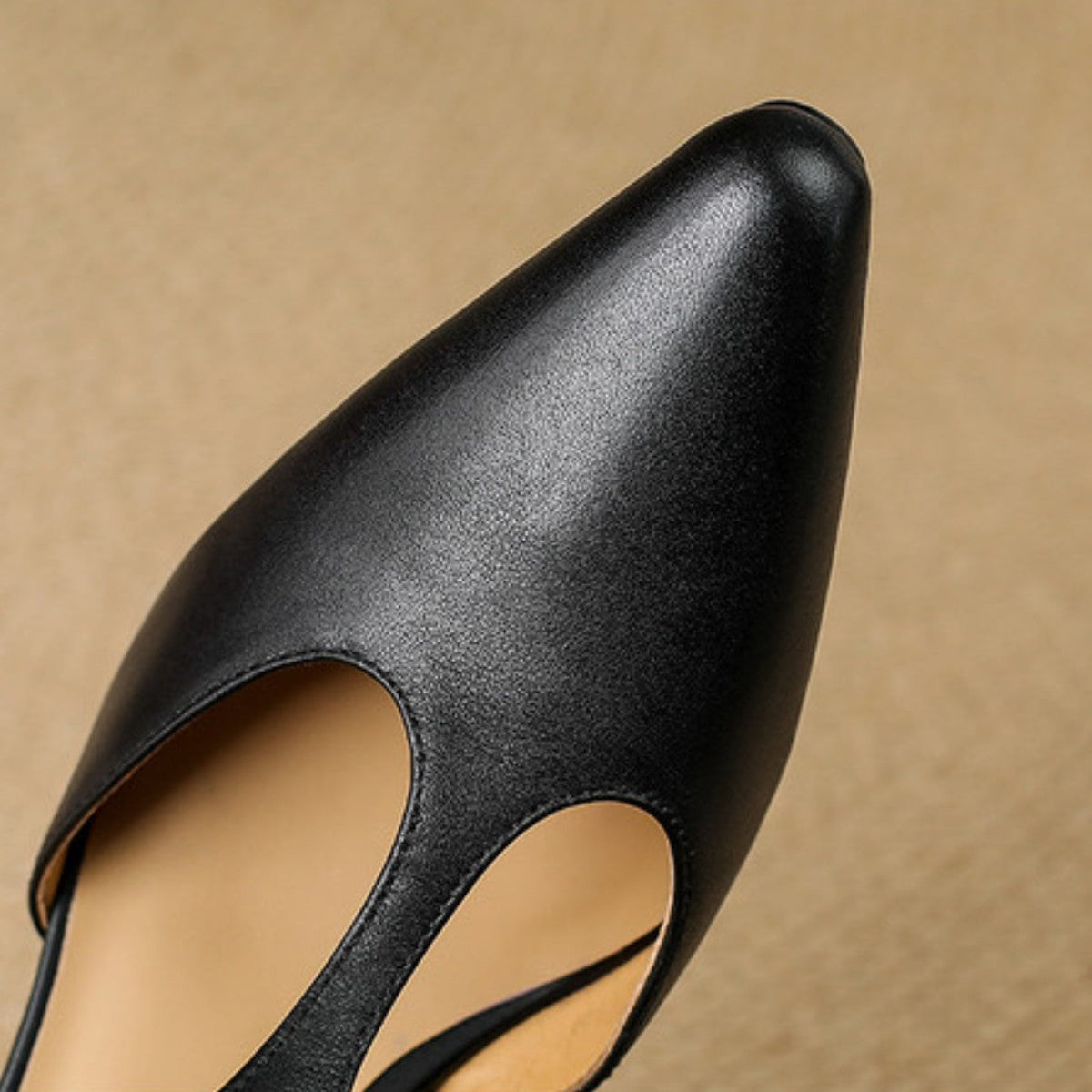 Women's T-Bar Leather Heels