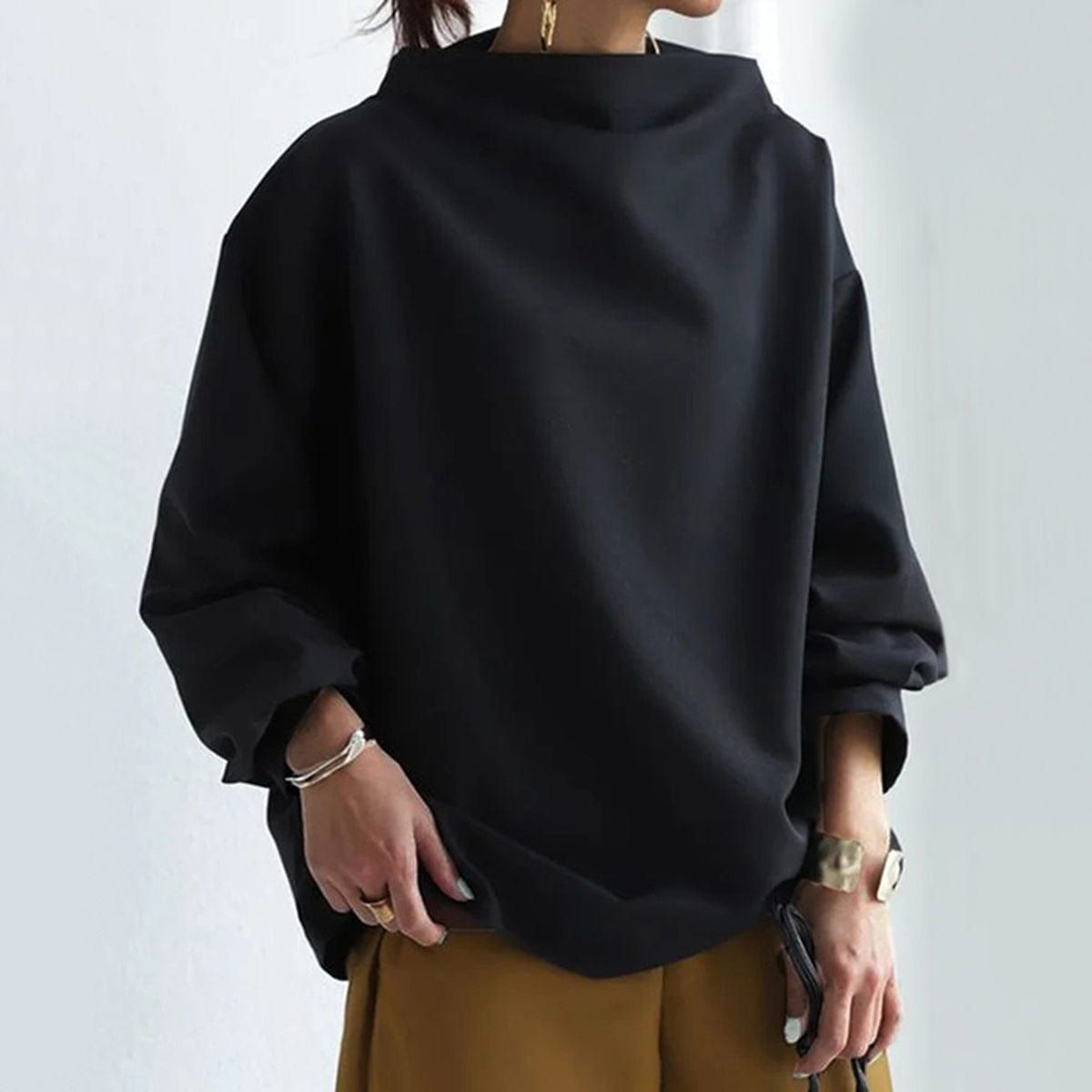 Sloane™ | High-Neck Casual Top
