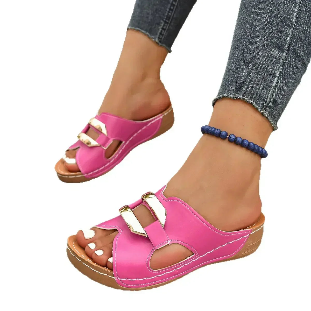 Sandrine™ | Orthopedic Wedge Heel Sandals