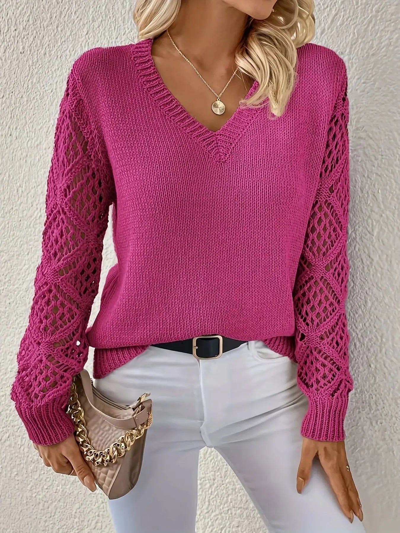 Vynora™ | Relaxed V-Neck Sweater