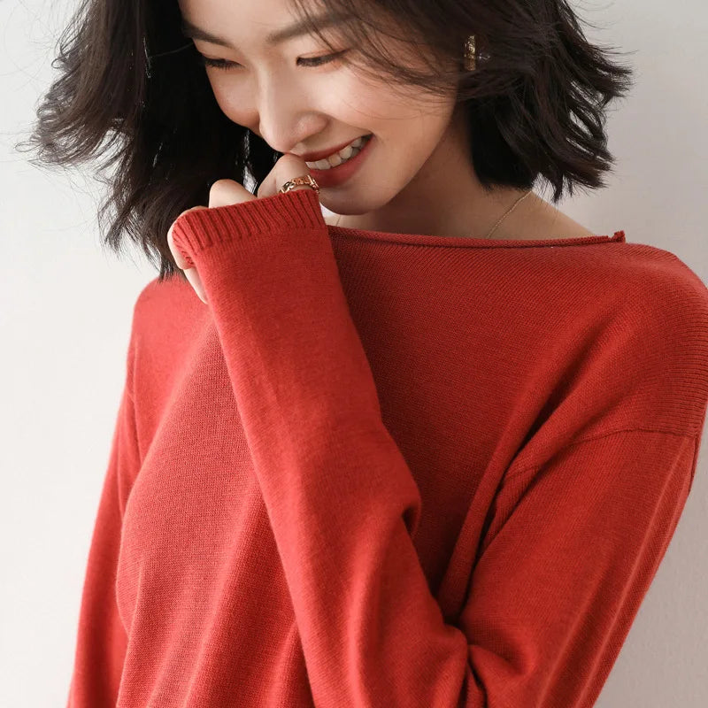 Kelvina™ | Long Sleeve Pullover Sweater