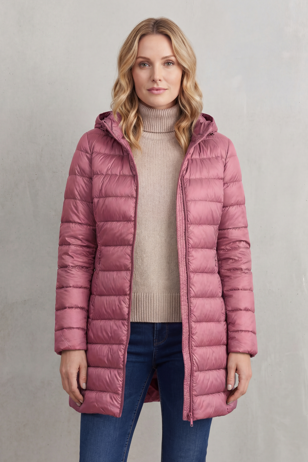 Women's Featherlight Warmth Hooded Down Jacket