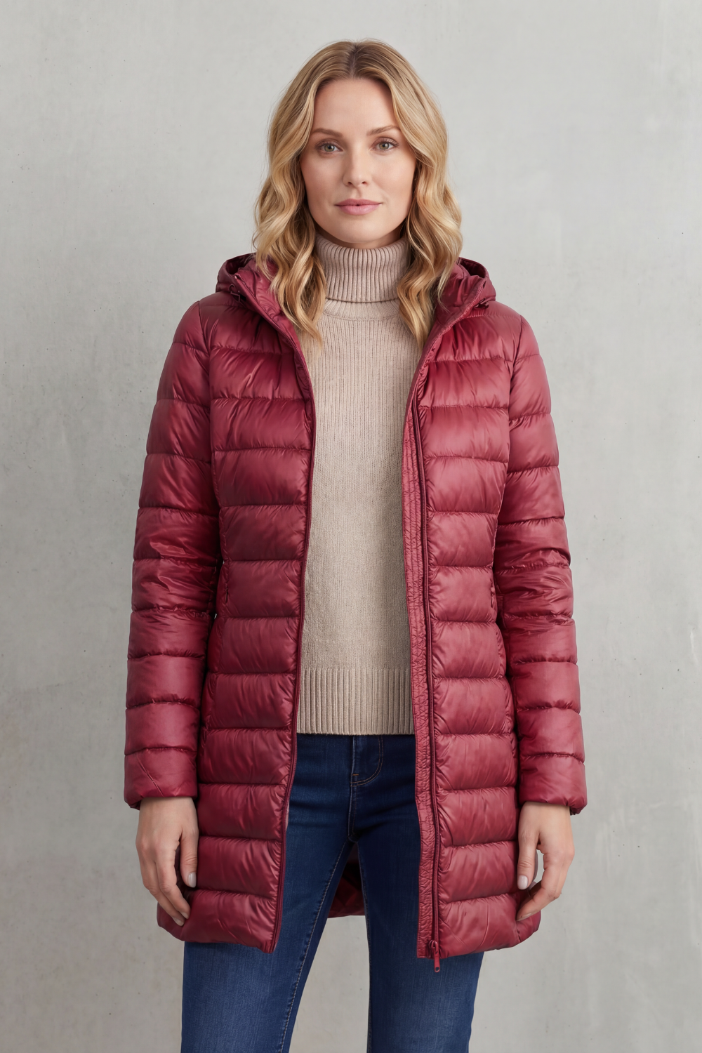 Women's Featherlight Warmth Hooded Down Jacket