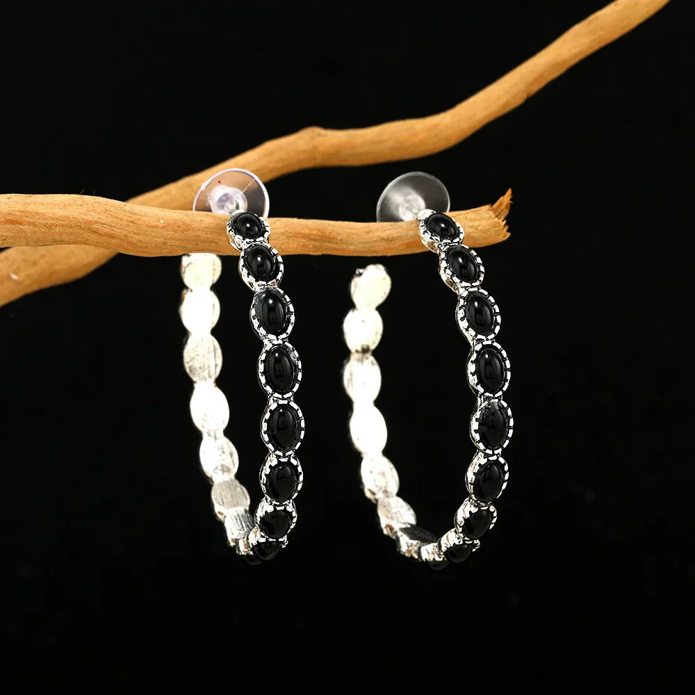 Vondelle™ | Vintage Oval Hoop Earrings