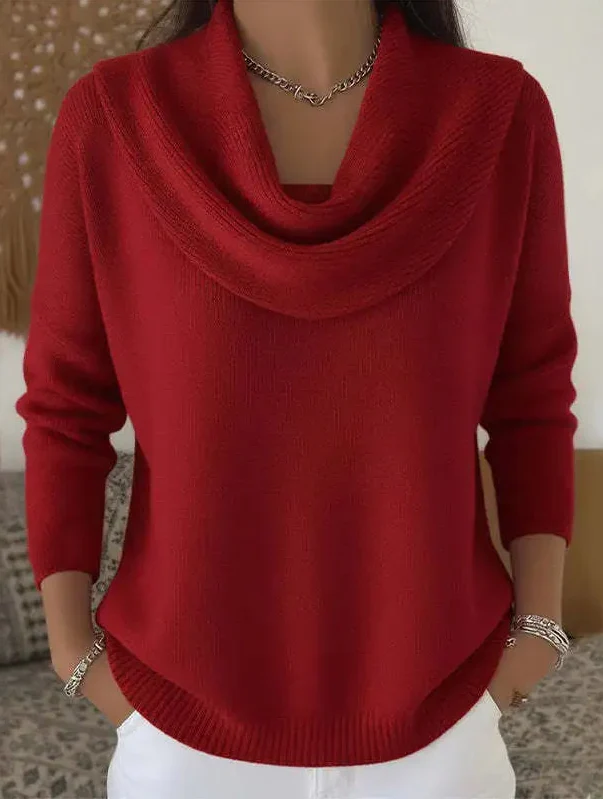 Beatrix™ | Cowl Neck Pullover Sweater