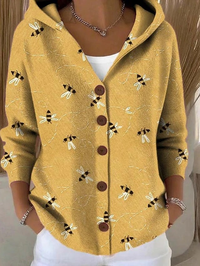 Annika™ | Hooded Button-Front Cardigan