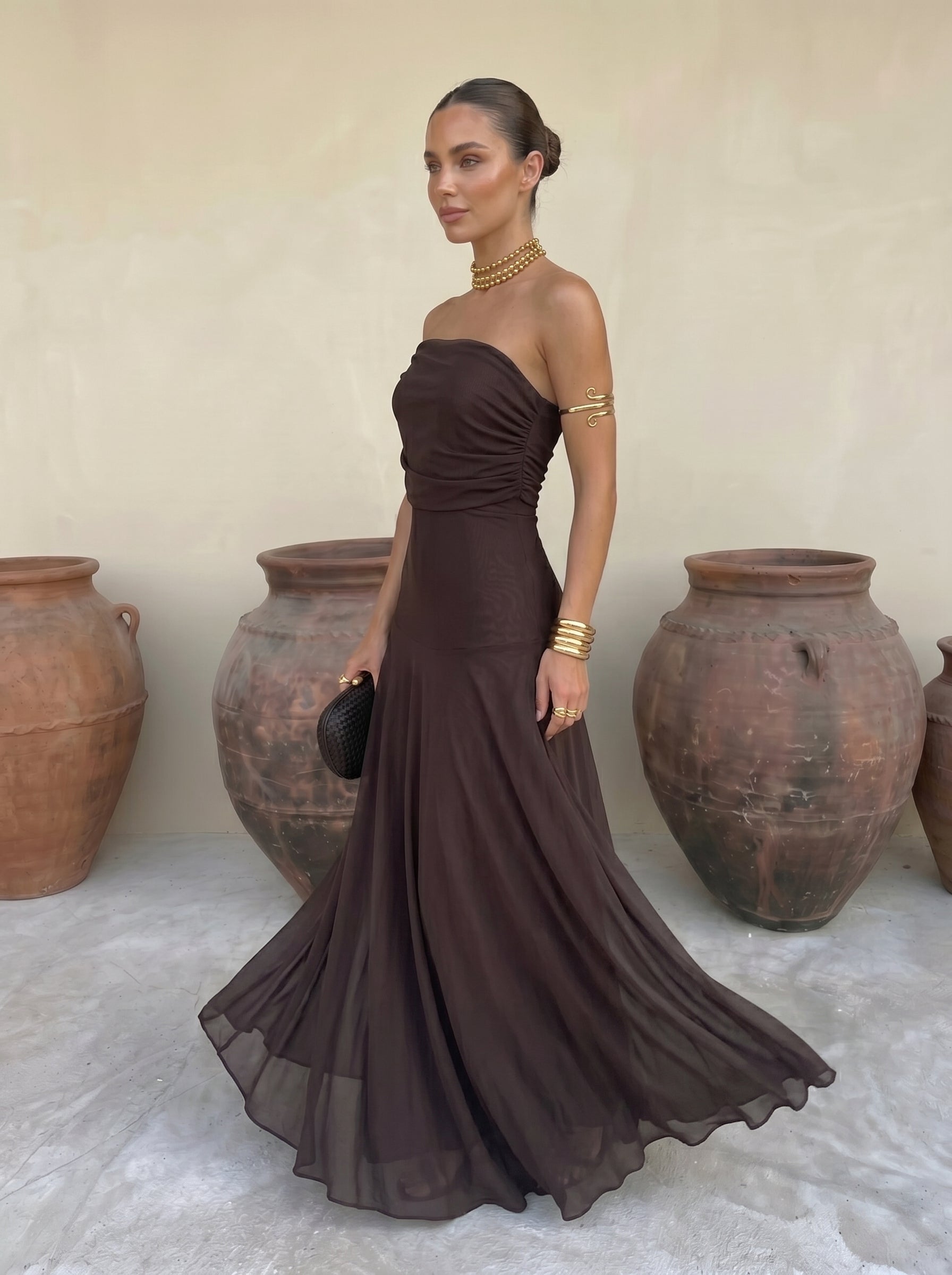 Ravaine™ | Elegant Off-Shoulder Gown