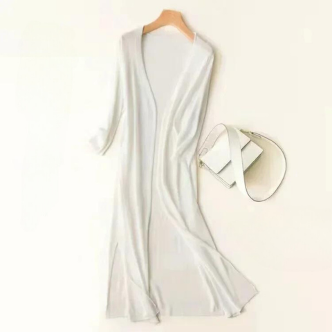 Carlene™ | Long Open-Front Cardigan