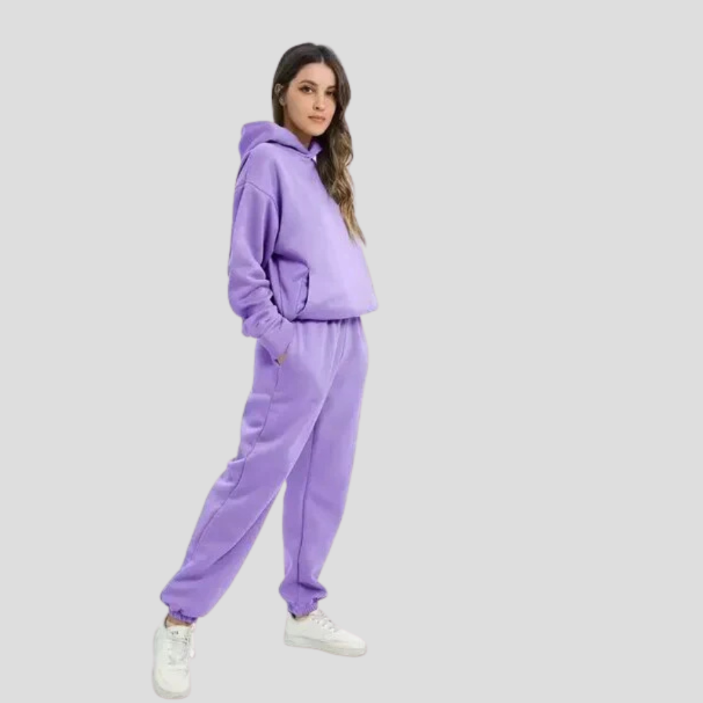 Women's Hoodie and Jogger Set Relaxed Lounge Wear