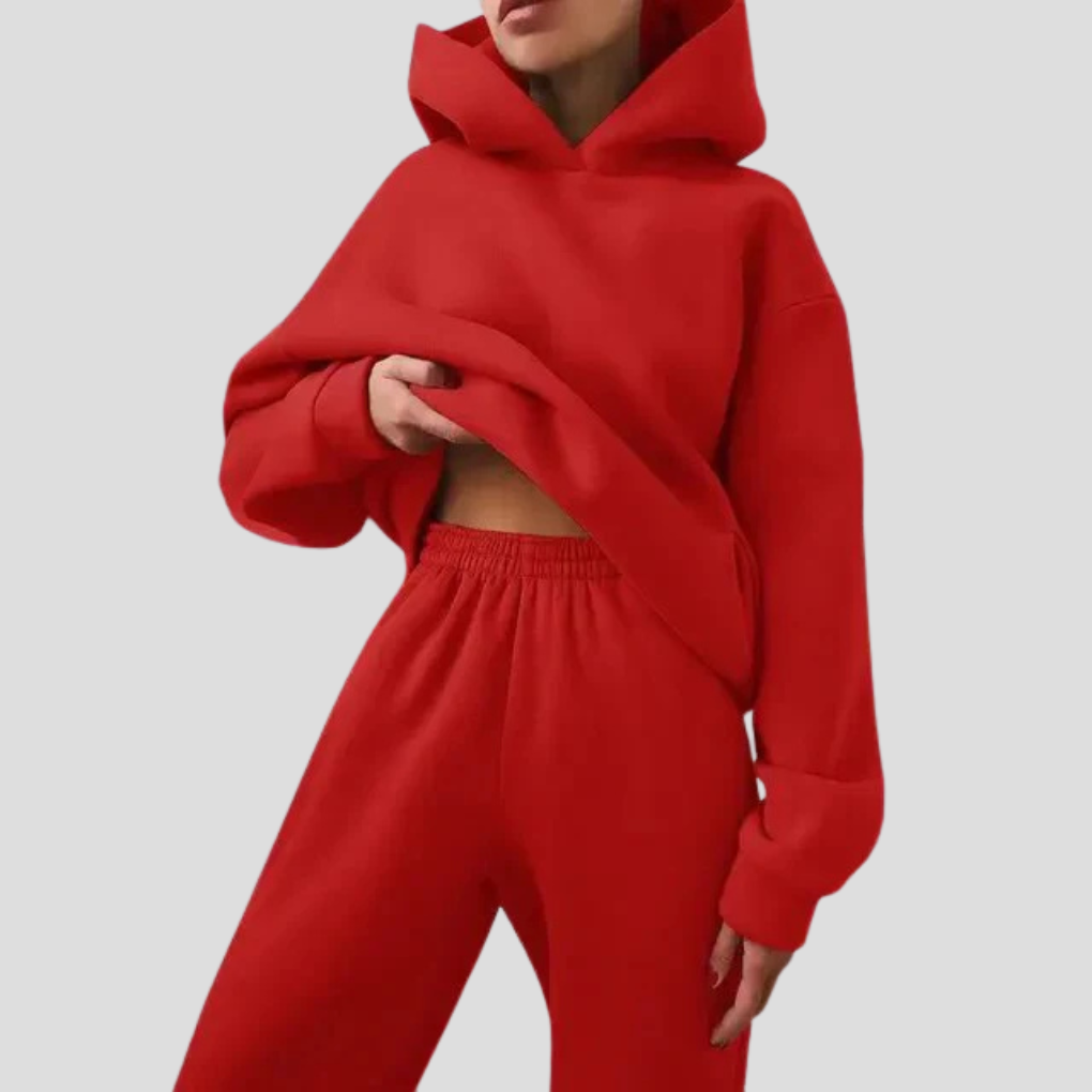 Women's Hoodie and Jogger Set Relaxed Lounge Wear