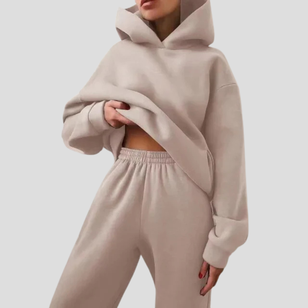 Women's Hoodie and Jogger Set Relaxed Lounge Wear