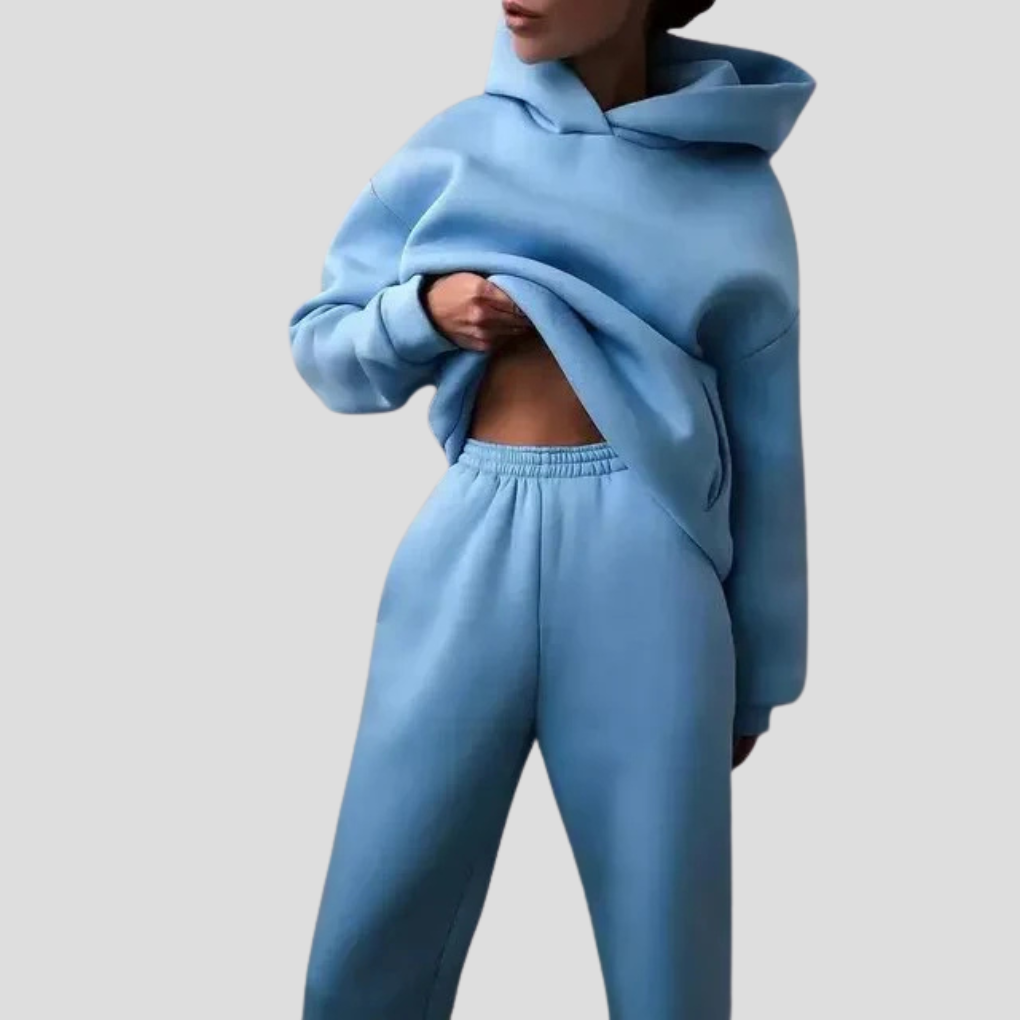 Women's Hoodie and Jogger Set Relaxed Lounge Wear