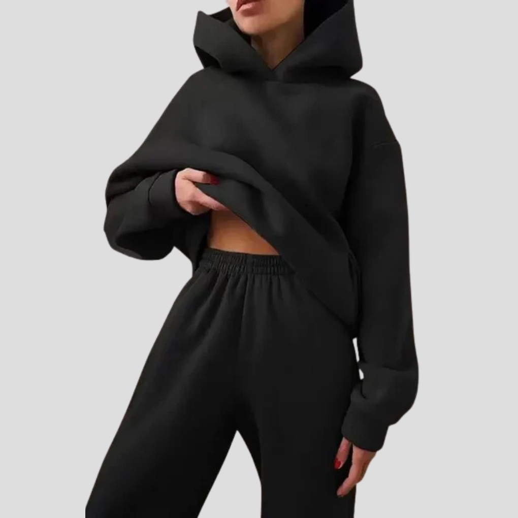 Women's Hoodie and Jogger Set Relaxed Lounge Wear