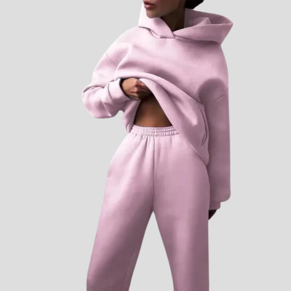 Women's Hoodie and Jogger Set Relaxed Lounge Wear