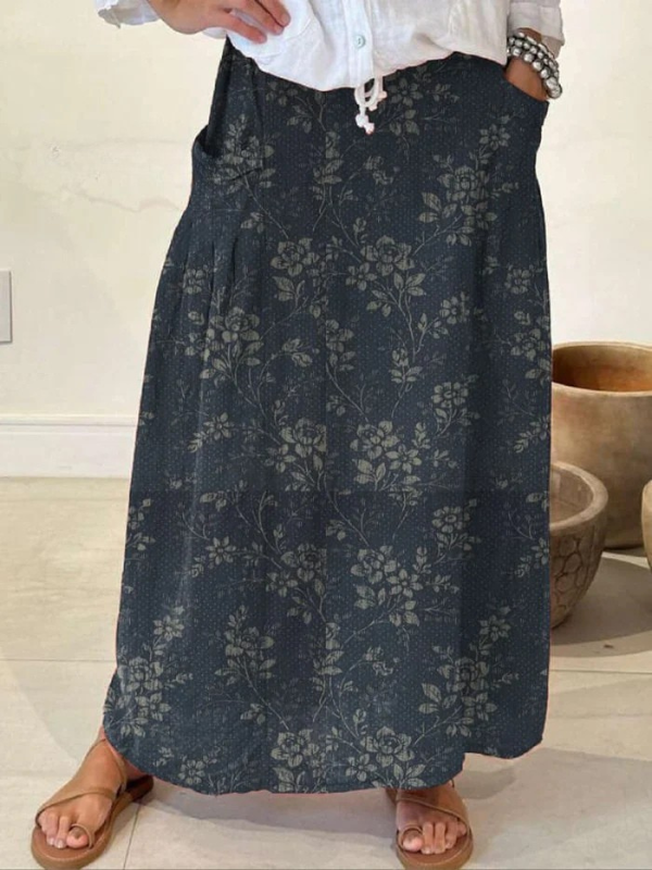 Odelia™ | Printed Midi Skirt