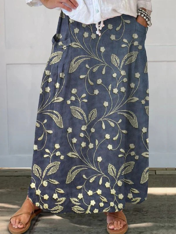 Iolande™ | Printed Midi Skirt