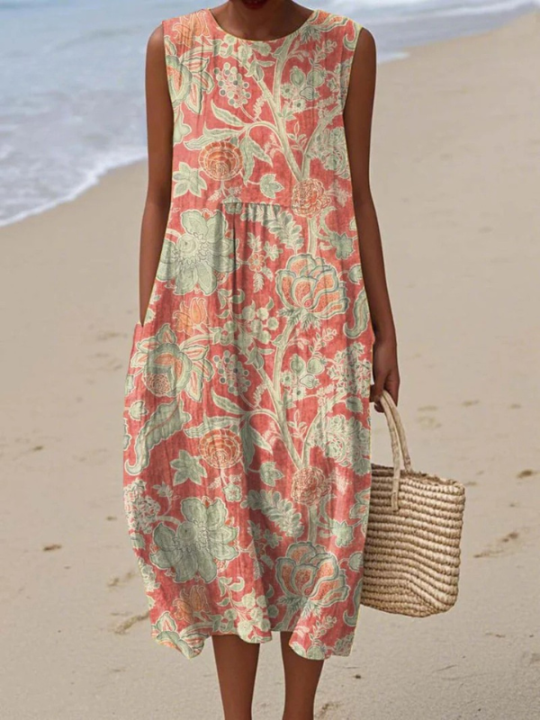 Nalene™ | Floral Midi Dress