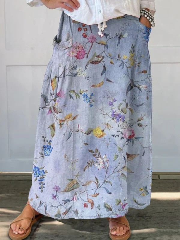Orvilla™ | Printed Midi Skirt