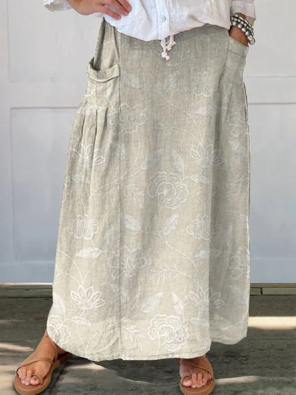 Pernette™ | Printed Midi Skirt