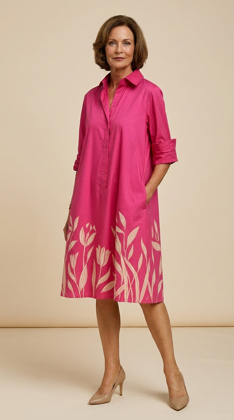 Clara™ | Elegant Midi Dress