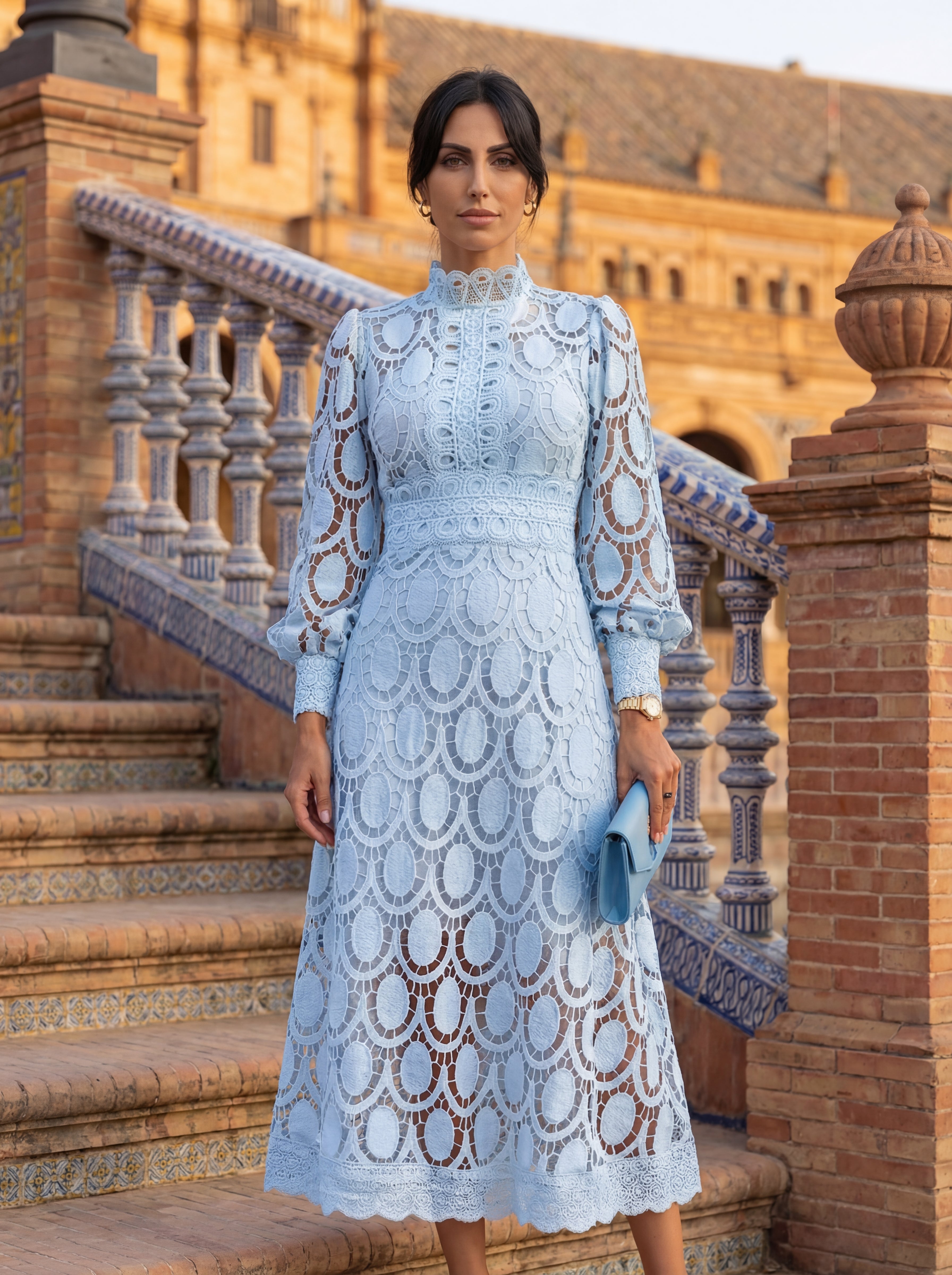 Orvelle™ | Elegant Lace Midi Dress