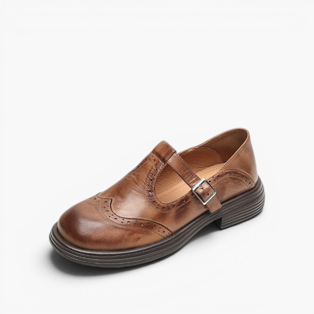 Women's Leather Mary Janes