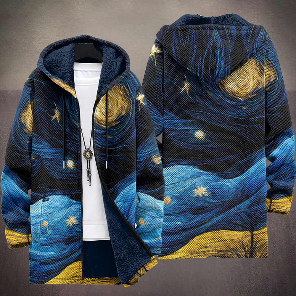 Twilara™ | Art-Inspired Zip-Up Hoodie Cardigan