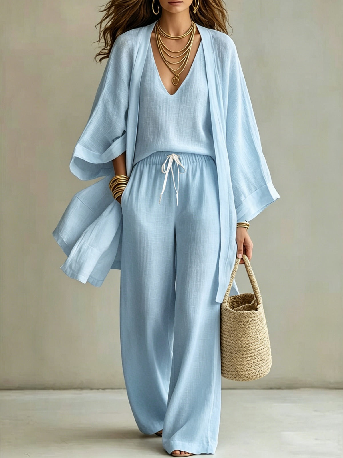 Dahlia™ | 3-Piece Open-Front Set