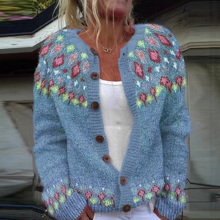 Orlena™ | Cozy Vintage Cardigan